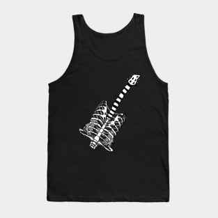 Skeleton guitar Tank Top